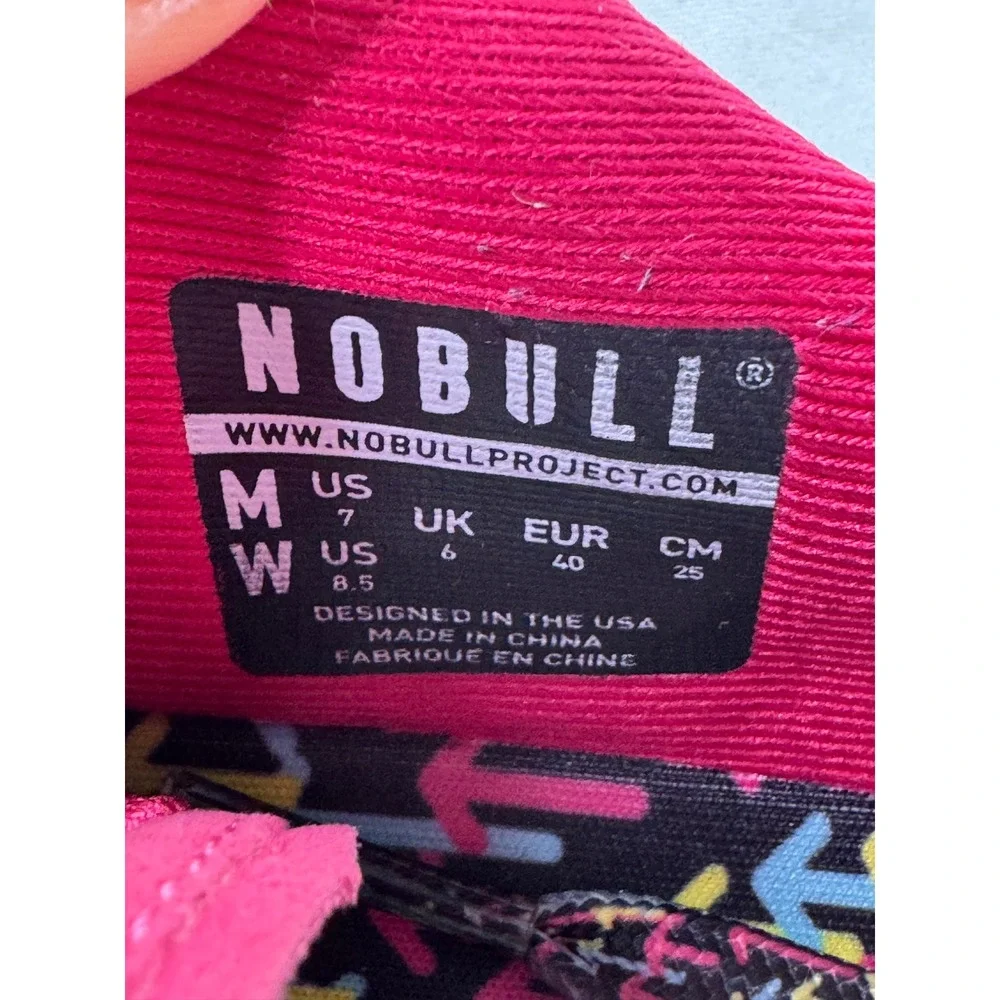 NOBULL Trainer United Movement Red SuperFabric Mens 7 Womens 8.5 Cross Training